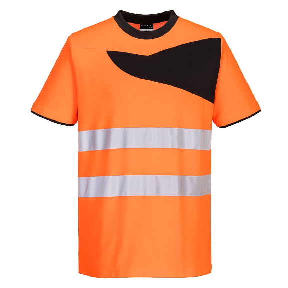 Portwest - Tee-shirt manches courtes haute visibilité PW2 Portwest - Tee-shirt manches courtes haute visibilité PW2-Lire la description