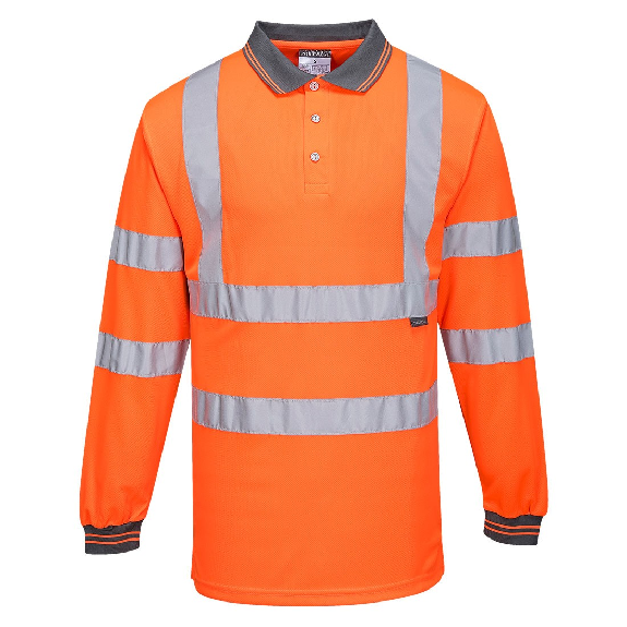 Portwest - Polo manches longues HV - S277-Lire la description