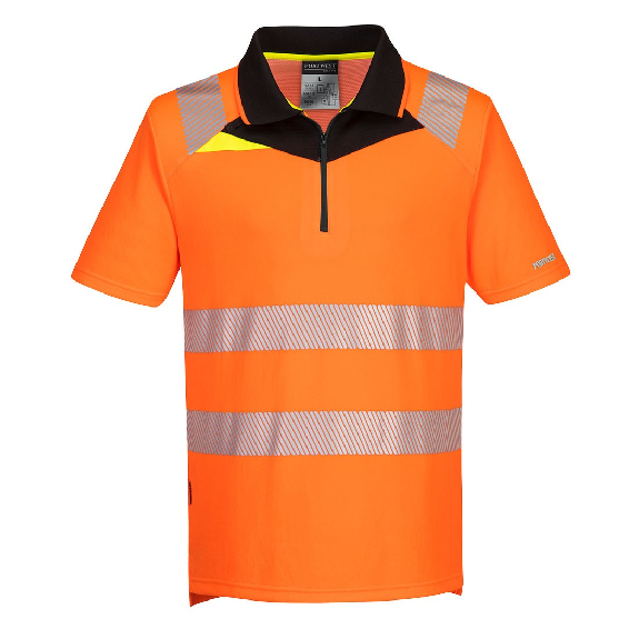 Portwest - Polo manches courtes haute visibilité DX4 Portwest - Polo manches courtes haute visibilité DX4-Lire la description