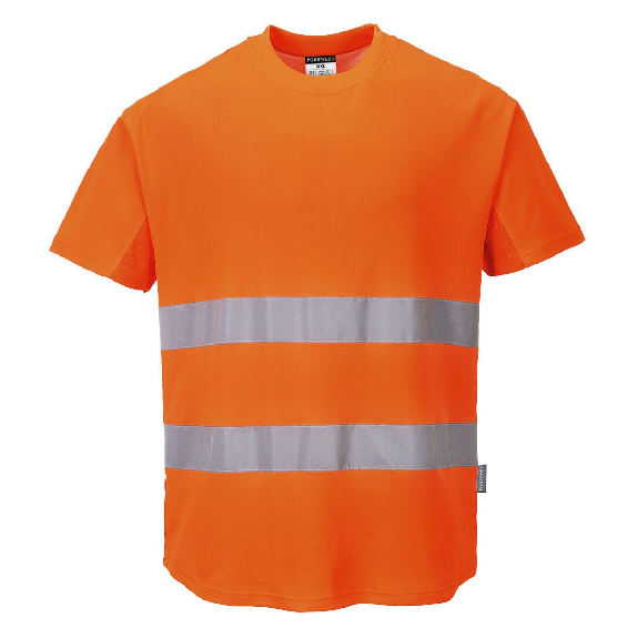 Portwest - T-shirt aéré HV - C394 Portwest - T-shirt aéré HV - C394-Lire la description