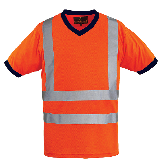 Coverguard - Tee-shirt col en V jaune haute visibilité YARD Coverguard - Tee-shirt col en V jaune haute visibilité YARD-Lire la description