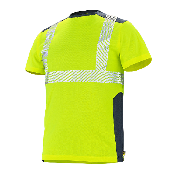 Cepovett - Tee-Shirt manches courtes Fluo Safe - 9T80-Lire la description