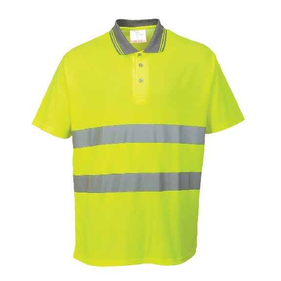 Portwest - Polo HV manches courtes Coton Comfort - S171 Portwest - Polo HV manches courtes Coton Comfort - S171-Lire la description