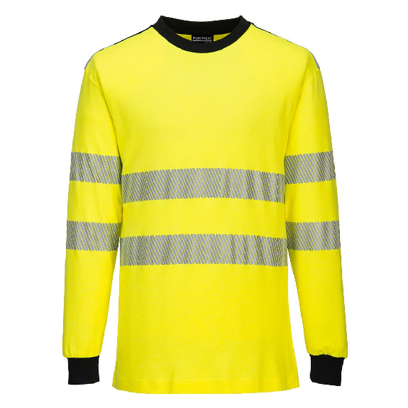 Portwest - Tee-shirt haute visibilité anti-feu manches longues WX3 Portwest - Tee-shirt haute visibilité anti-feu manches longues WX3-Lire la description