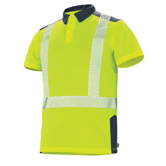 Cepovett - Polo manches courtes Fluo Safe - 9O80-Lire la description