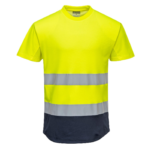 Portwest - T-shirt Mesh bicolore HV - C395-Lire la description