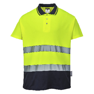 Portwest - Polo coton bicolore HV - S174-Lire la description