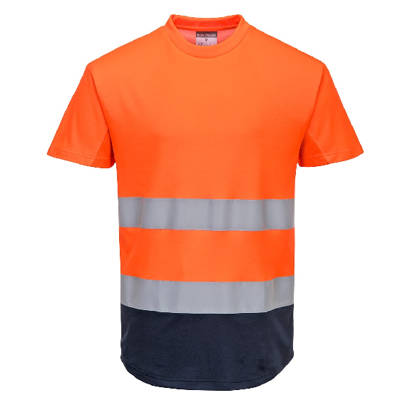 Portwest - T-shirt Mesh bicolore HV - C395-Lire la description
