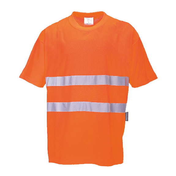 Portwest - T-shirt HV manches courtes Coton Comfort - S172 Portwest - T-shirt HV manches courtes Coton Comfort - S172-Lire la description