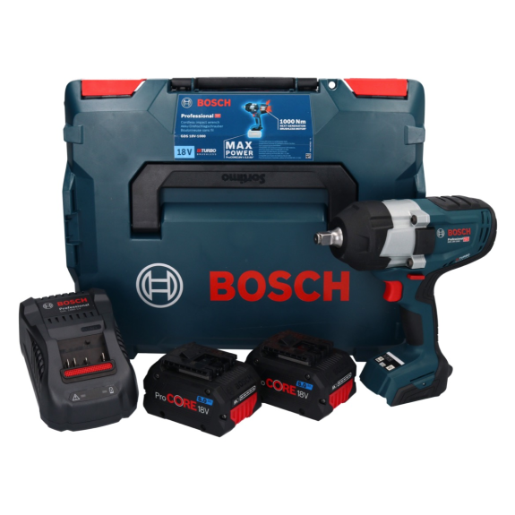 Clé à chocs rotative sans fil GDS 18V-1000 avec 2x batteries ProCORE18V 8,0Ah en L-BOXX-Lire la description