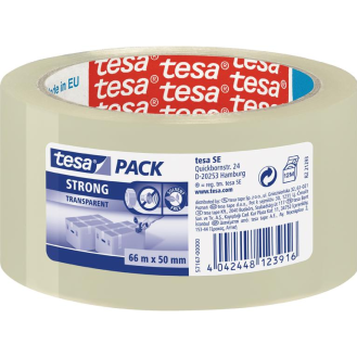 Nastro da imballaggio trasparente 66m x 50mm-Leggi tutto