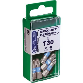 SPAX Bits T -STAR+ T30 1 Blist.a5Bits,25mm-Beschreibung lesen