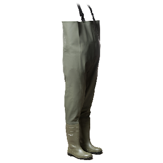 Coverguard - Cuissarde de sécurité verte CHEST SAFETY S5-Lire la description