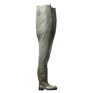 Coverguard - Cuissarde de sécurité verte CHEST SAFETY S5-Lire la description