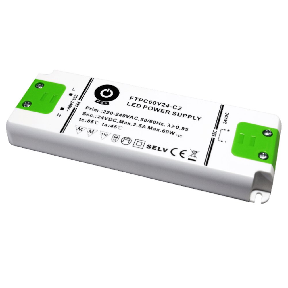 Alimentatore LED POS Power FTPC60V24-C2 da 60W con uscita a tensione costante-Leggi tutto