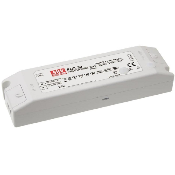 Alimentatore LED Mean Well PLC-30-15 da 30W con tensione di uscita regolabile e regolazione della corrente-Leggi tutto