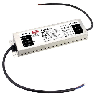 Alimentatore LED Mean Well ELG-200-12B-3Y da 200W con modalità di uscita doppia e protezione IP67/IP65-Leggi tutto