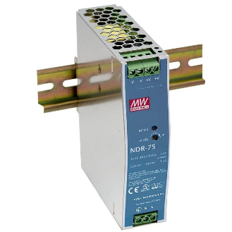 Alimentatore industriale Mean Well Din Din NDR-75-12 75W per automazione di fabbrica ed equipaggiamento elettromeccanico-Leggi tutto