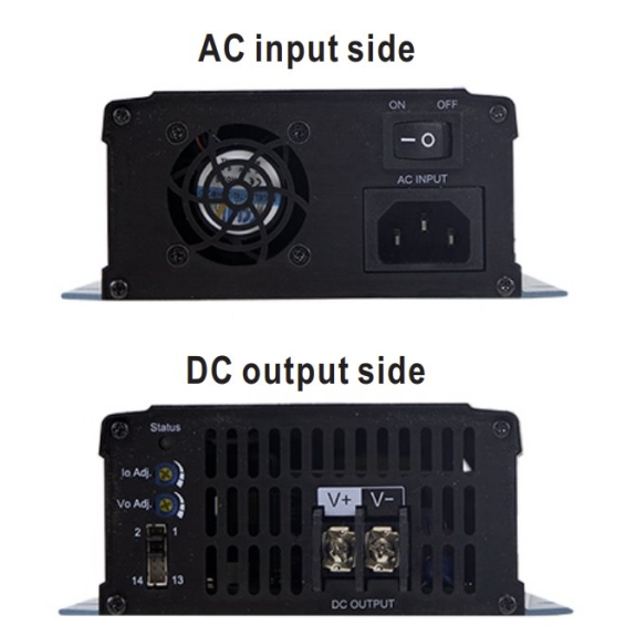 Caricabatterie e dc ups npp-450 450w-Lire la description