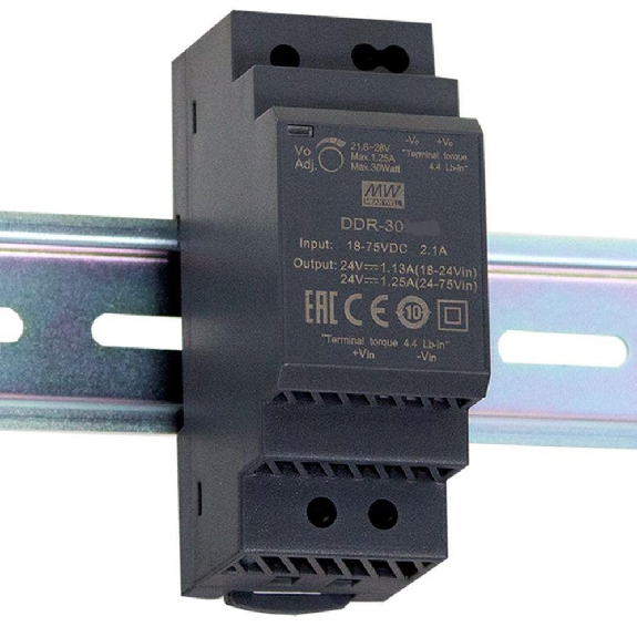 Convertitore DC-DC Mean Well DDR-30 da 30W per automazione industriale-Leggi tutto