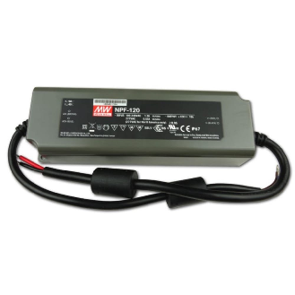 Alimentatore LED Mean Well NPF-120-24 120W, classificato IP67, uscita di tensione e corrente costante-Leggi tutto