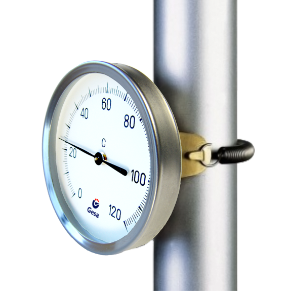 THERMOMÈTRE BIMÉTALLIQUE POUR TUYAUX D61-Beschreibung lesen