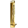TERMÓMETRO DE CAPILLA DE ALUMINIO C0101 DE 200MM SEGÚN DIN 16189/90 TERMÓMETRO DE CAPILLA DE ALUMINIO C0101 DE 200MM SEGÚN DIN 16189/90