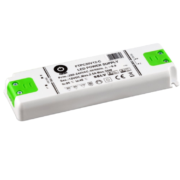 Alimentatore LED POS Power FTPC30V-C da 30W con uscita a tensione costante-Leggi tutto