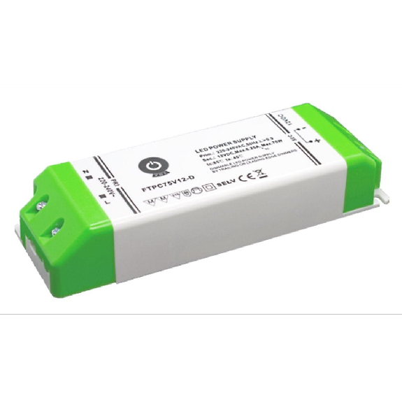 Alimentatore LED POS Power FTPC75V12-D da 75W - Dimmerabile, affidabile e sicuro-Leggi tutto