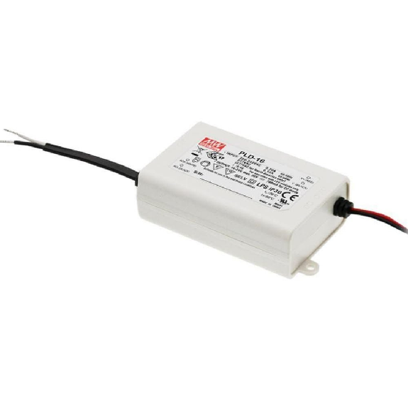 Alimentatore LED Mean Well PLD-16-700B da 16W con ingresso universale e PFC attivo-Leggi tutto