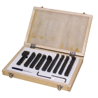 Coffret de 9 outils de tour 10mm Holzmann 9TLG10-Lire la description
