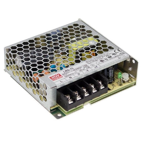 Alimentatore Mean Well LRS-75-5 75W in scatola con garanzia di 3 anni-Leggi tutto