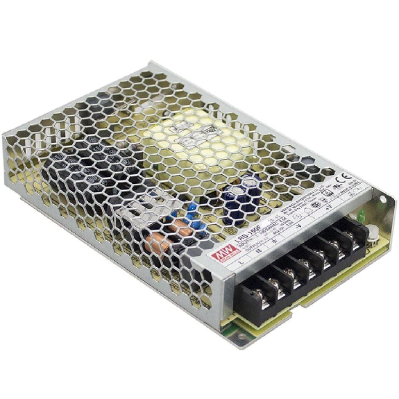 Fuente de alimentación cerrada Mean Well LRS-150F-24 de 150 W de CA/CC para automatización industrial-Leer más
