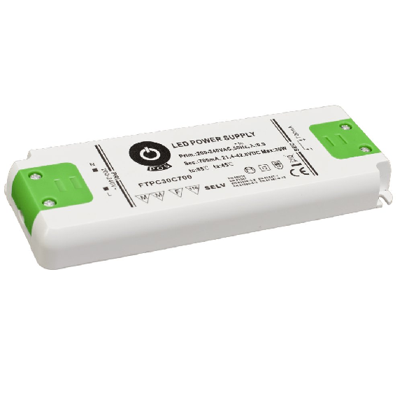 Fuente de alimentación LED POS Power FTPC30C700 de 30W - Salida de corriente constante-Leer más