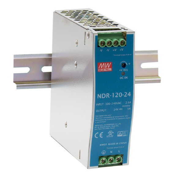 Alimentatore industriale Mean Well Din NDR-20-24 120W-Leggi tutto