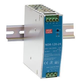 Alimentatore industriale Mean Well Din NDR-20-24 120W-Leggi tutto