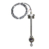 SENSOR DE NIVEL RECTO - INTERRUPTOR DE FLOTADOR DE Ø52 MM CON CABLE Y CONEXIÓN ROSCADA