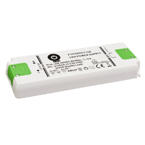 Alimentatore LED a corrente costante POS Power FTPC60C da 60W-Leggi tutto