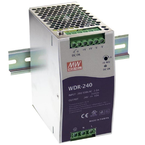 Mean Well DIN WDR-240 240W DIN-Schienen-Netzteil für industrielle Automatisierung-Beschreibung lesen
