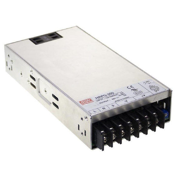 Alimentatore universale AC/DC Mean Well HRP-300-12 da 300W con correzione attiva del fattore di potenza (PFC) per l'automazione industriale e le applicazioni IT-Leggi tutto