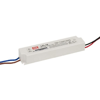 Alimentatore LED Mean Well LPL-18-12 da 18W con protezione IP67-Leggi tutto