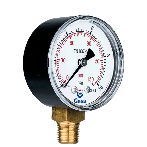 MANOMÈTRE PNEUMATIQUE À AIR COMPRIMÉ POUR COMPRESSEURS M0101-Beschreibung lesen