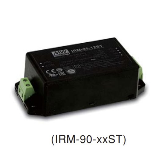 Alimentatore universale Mean Well IRM-90-12 45W a scheda con protezione da cortocircuito e sovraccarico-Leggi tutto