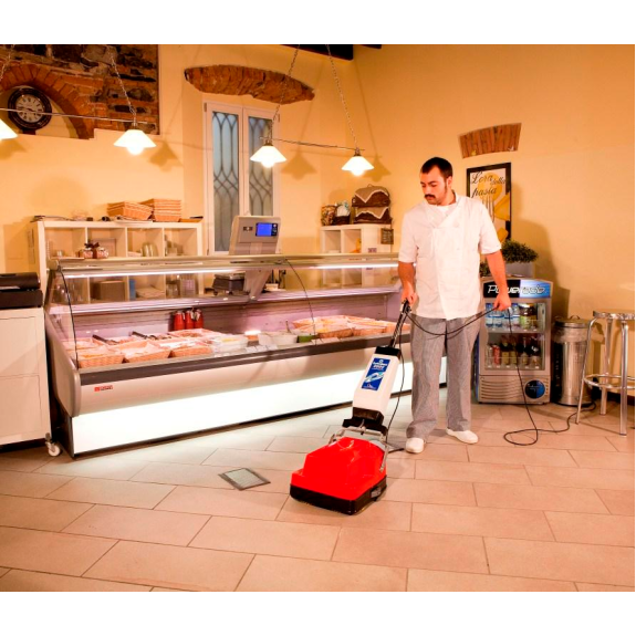 Fregadora de pisos TurboLava 2000 - 230V, pista 35 cm, uso profesional y doméstico-Leer más
