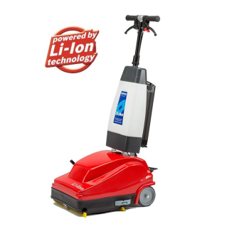 LAVA ASCIUGA PAVIMENTI PROFESSIONALE COMPATTA PER AMBIENTI COMMERCIALI E PROFESSIONALI CON BATTERIA AL LITIO 35 CM DI PISTA DI LAVAGGIO DOPPIA BOCCHETTA ASPIRANTE-Leggi tutto