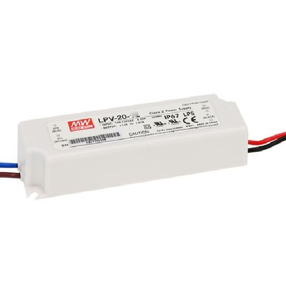 Alimentatore per LED Mean Well LPV-20 per applicazioni di illuminazione a bassa potenza-Leggi tutto