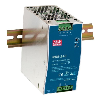 Alimentatore Mean Well DIN NDR-240W per automazione industriale e edilizia-Leggi tutto