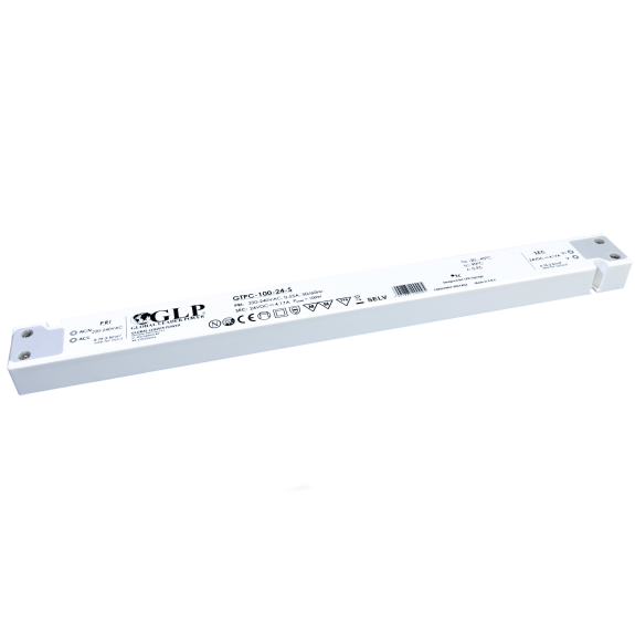 Alimentatore LED Global Leader Power GTPC-100-24-S da 100W per spazi compatti-Leggi tutto