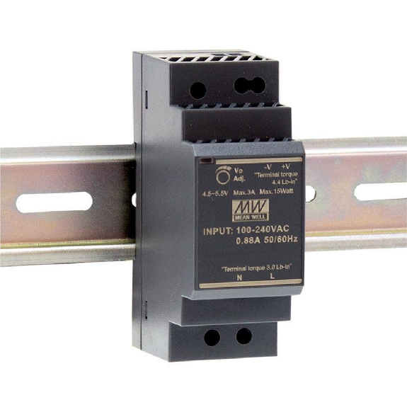 Alimentatore DIN Mean Well HDR-30-5 da 30W per automazione degli edifici e automazione industriale-Leggi tutto