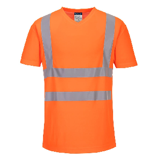 Portwest - Tee-shirt col en V avec empiècements latéraux en maille aérée-Lire la description